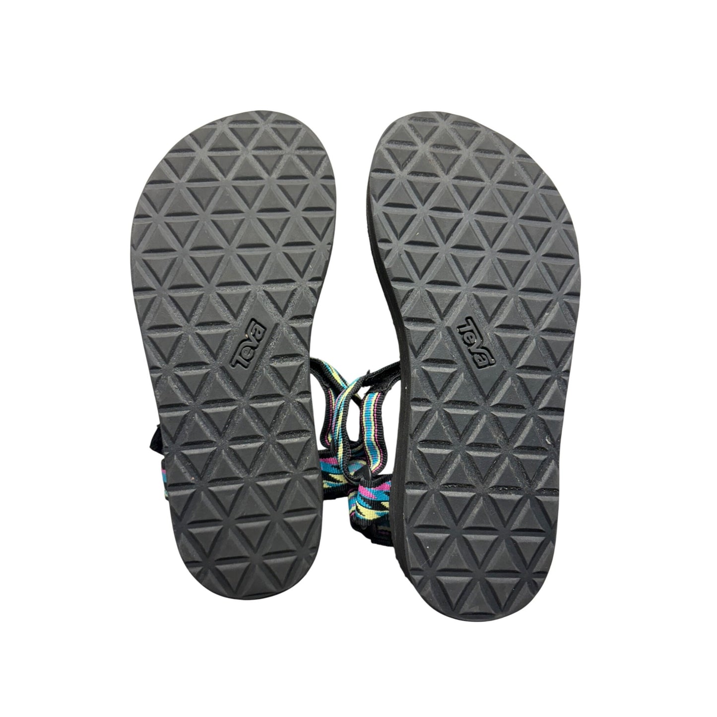 Teva Womens Multicolor Strappy Open-Toe Platform Sandals Size 7 #353B