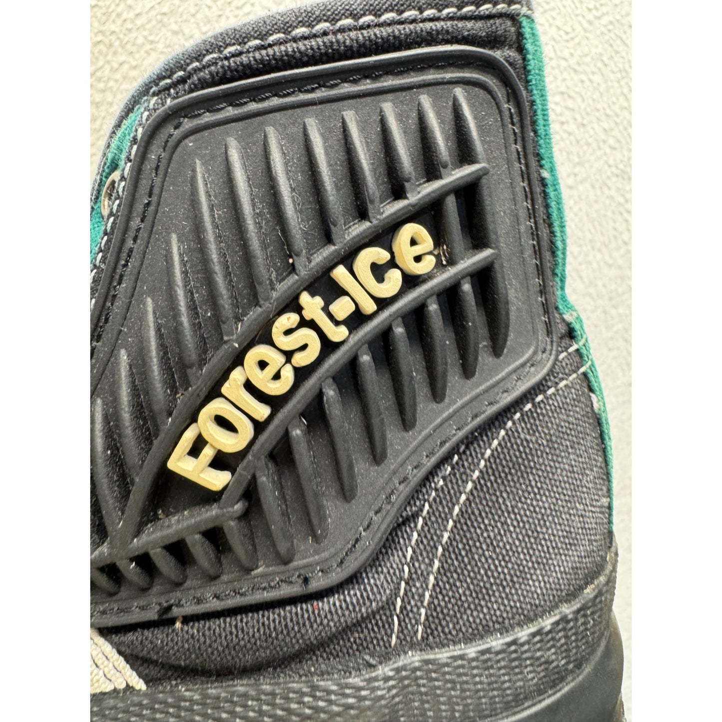 Forest Ice High-Top Lace-Up Sneakers Black & Green #12B