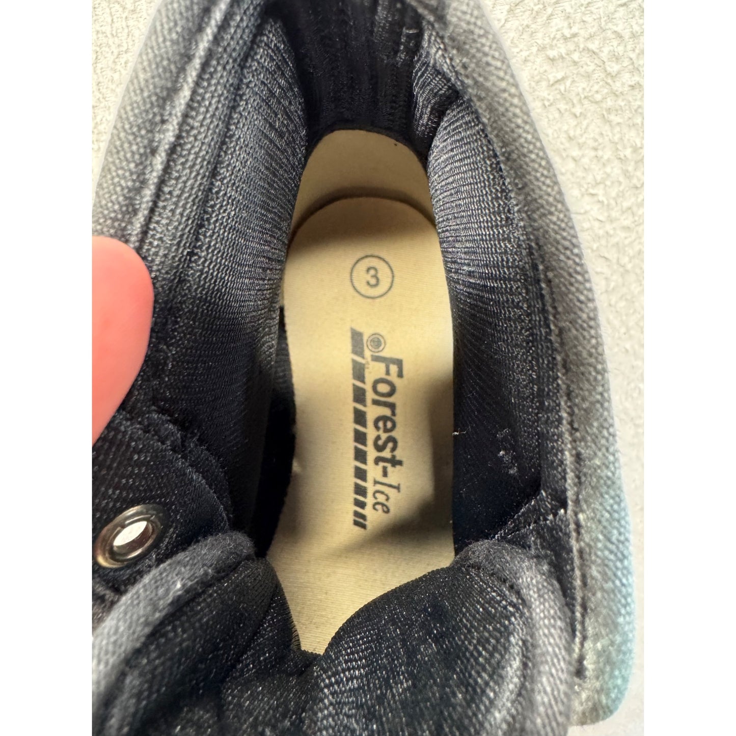 Forest Ice High-Top Lace-Up Sneakers Black & Green #12B