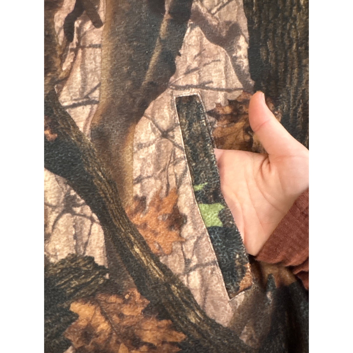 Aqua Stop XL Camouflage Full Zip Jacket With Pockets & High Collar #9355