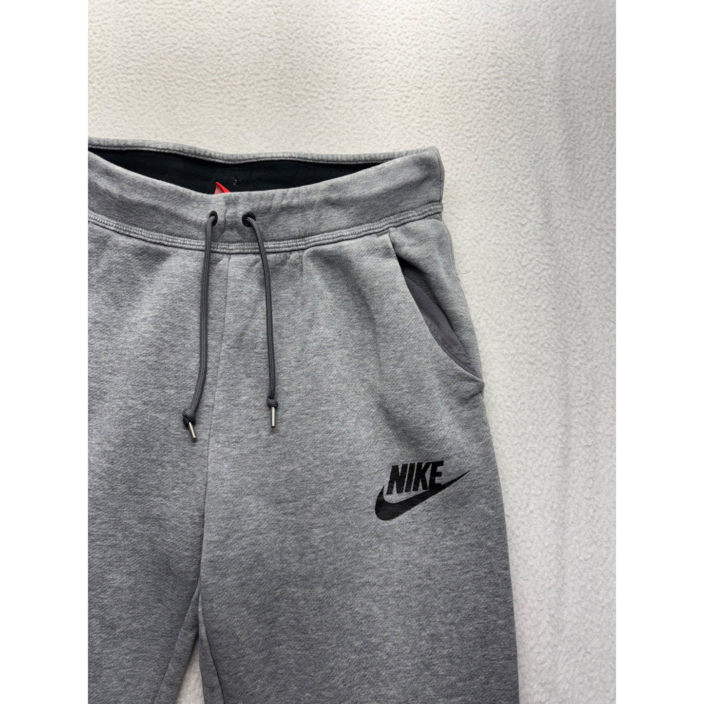 Nike Gray Joggers Sweatpants With Logo Print #7596