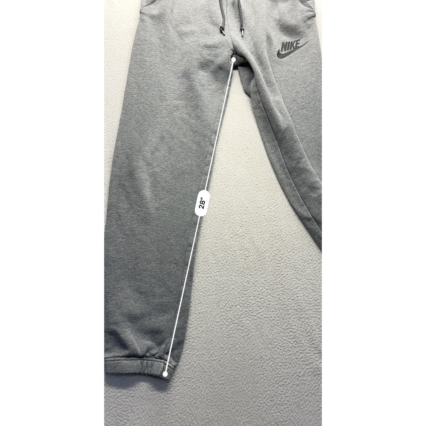 Nike Gray Joggers Sweatpants With Logo Print #7596