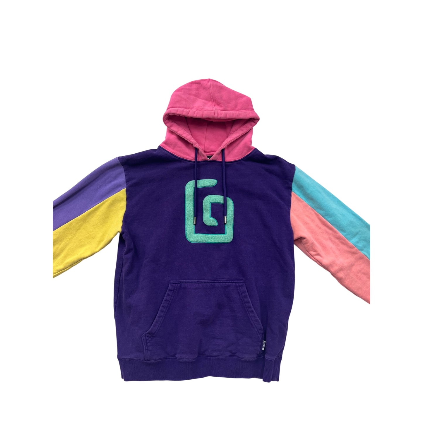 Karl Jacobs Colorblock Hoodie Large #8739