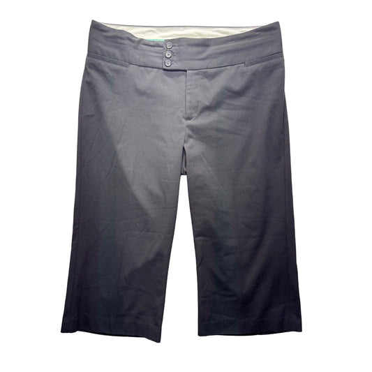 Maurices Black Cropped Dress Pants Size 16 Polyester Blend 447B