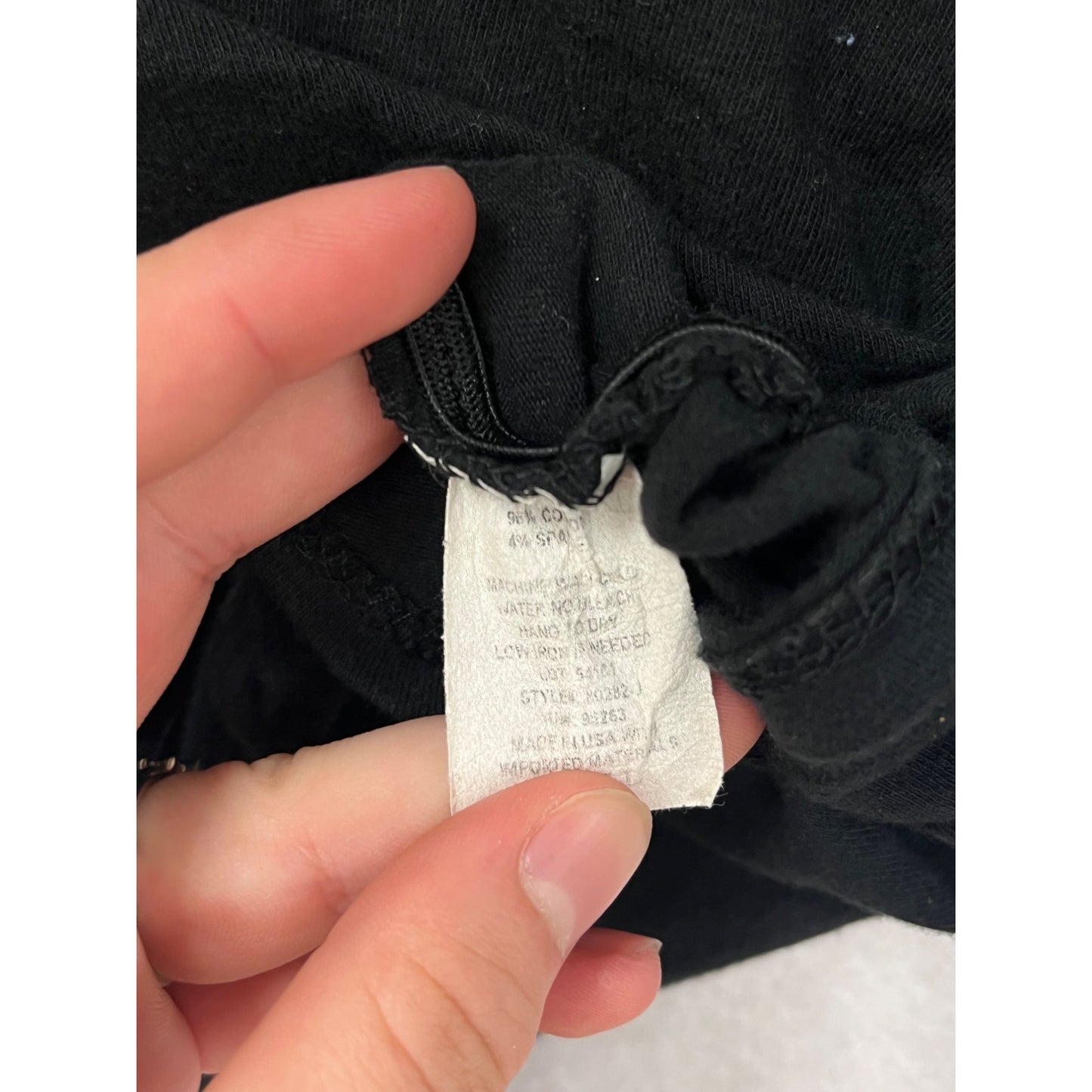 Black Olivia Rae Womens Side-Tie Short Sleeve Top S #8578