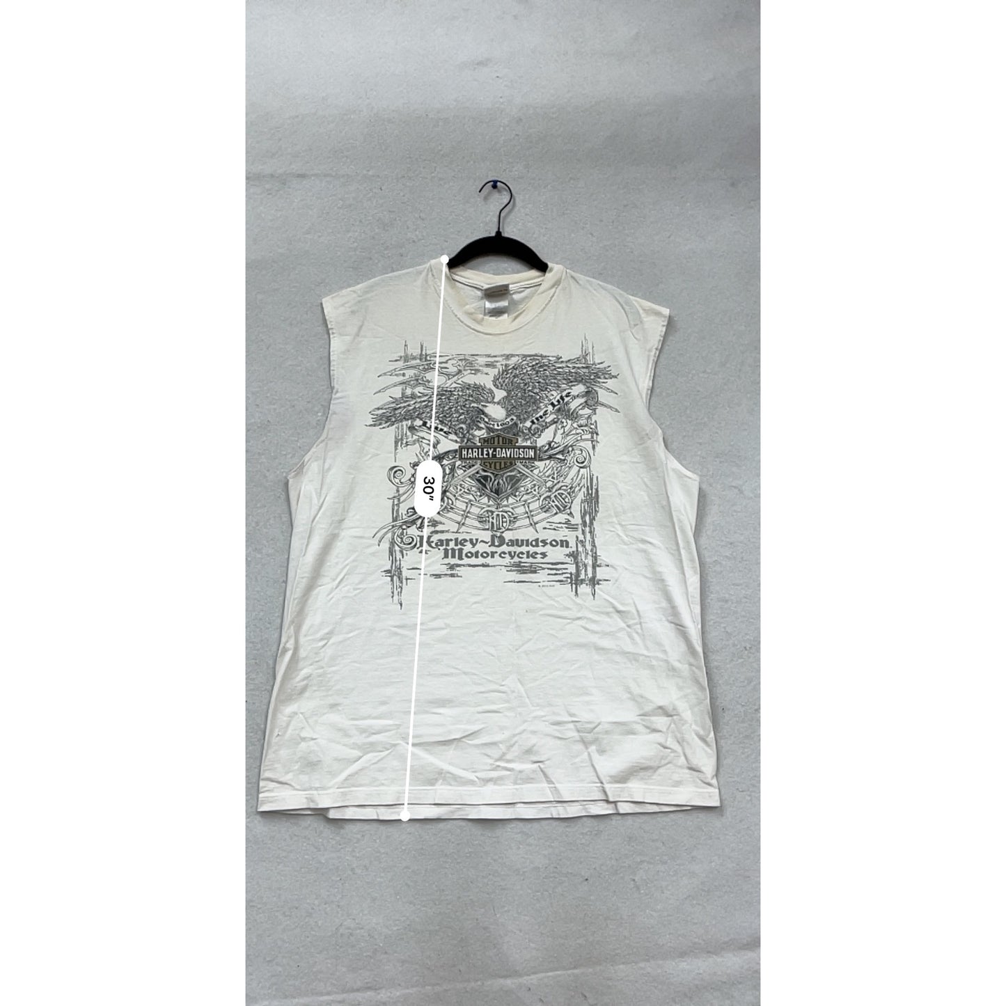 Harley-Davidson XL Sleeveless San Diego Tee #610A