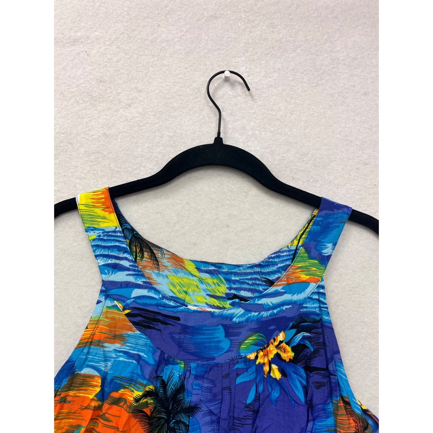 Hawaii Hangover Tropical Sunset Tank Top Large #8855