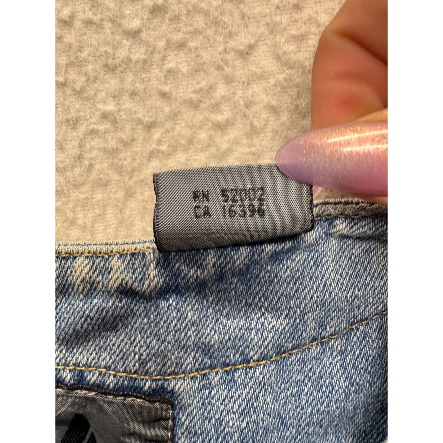 Lizwear Denim Vest With Button Closure & Pockets Size S #9554