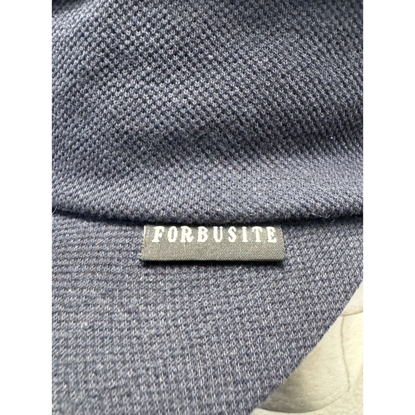 Forbusite Navy Blue Adjustable Military-Style Cap With Elastic Back #9903
