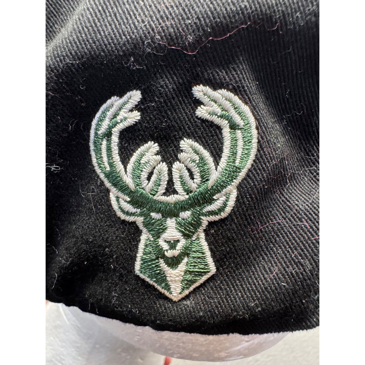 Milwaukee Bucks Youth Snapback Hat Black & Green NBA Cotton Adjustable Cap #9759