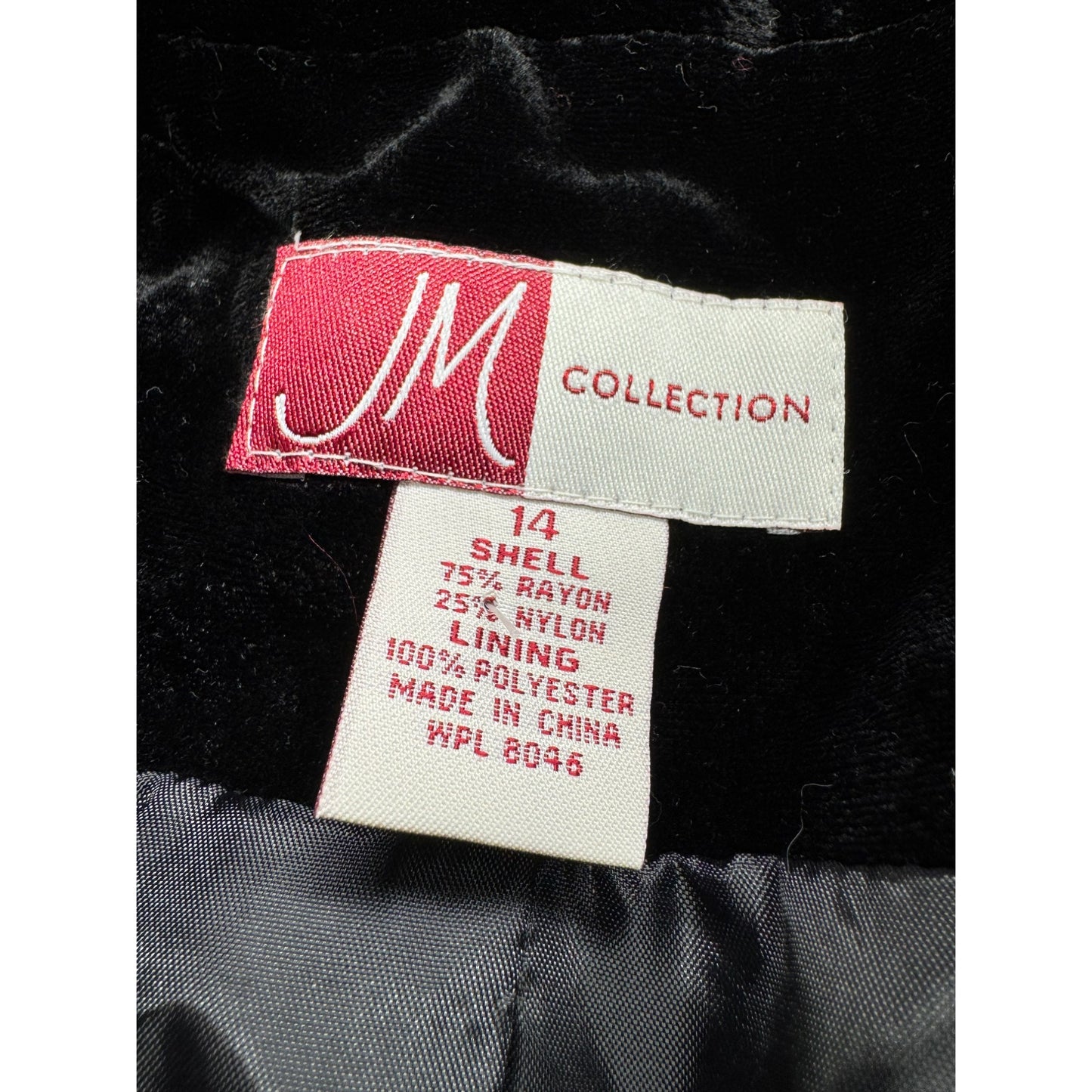 Vintage JM Collection Velvet Skirt Suit Set BNWT #5434