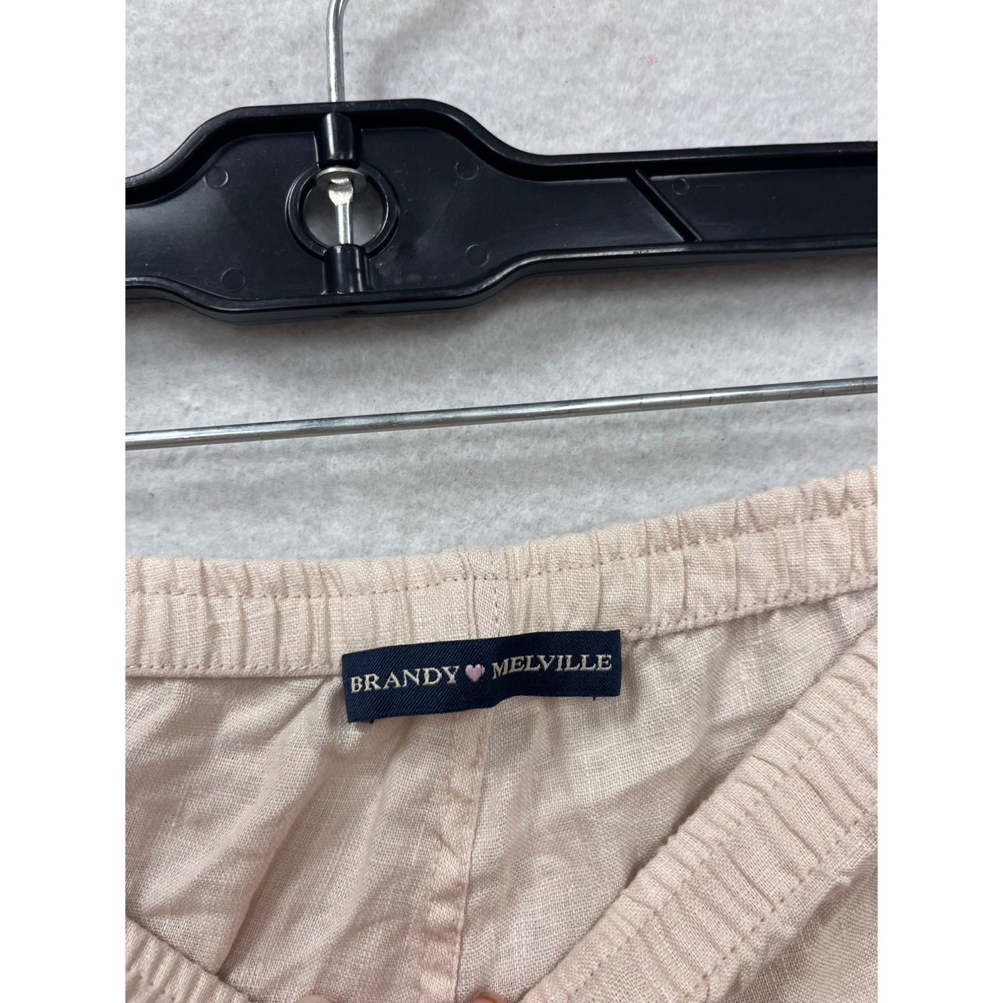 Brandy Melville Beige Linen Shorts - S #155A