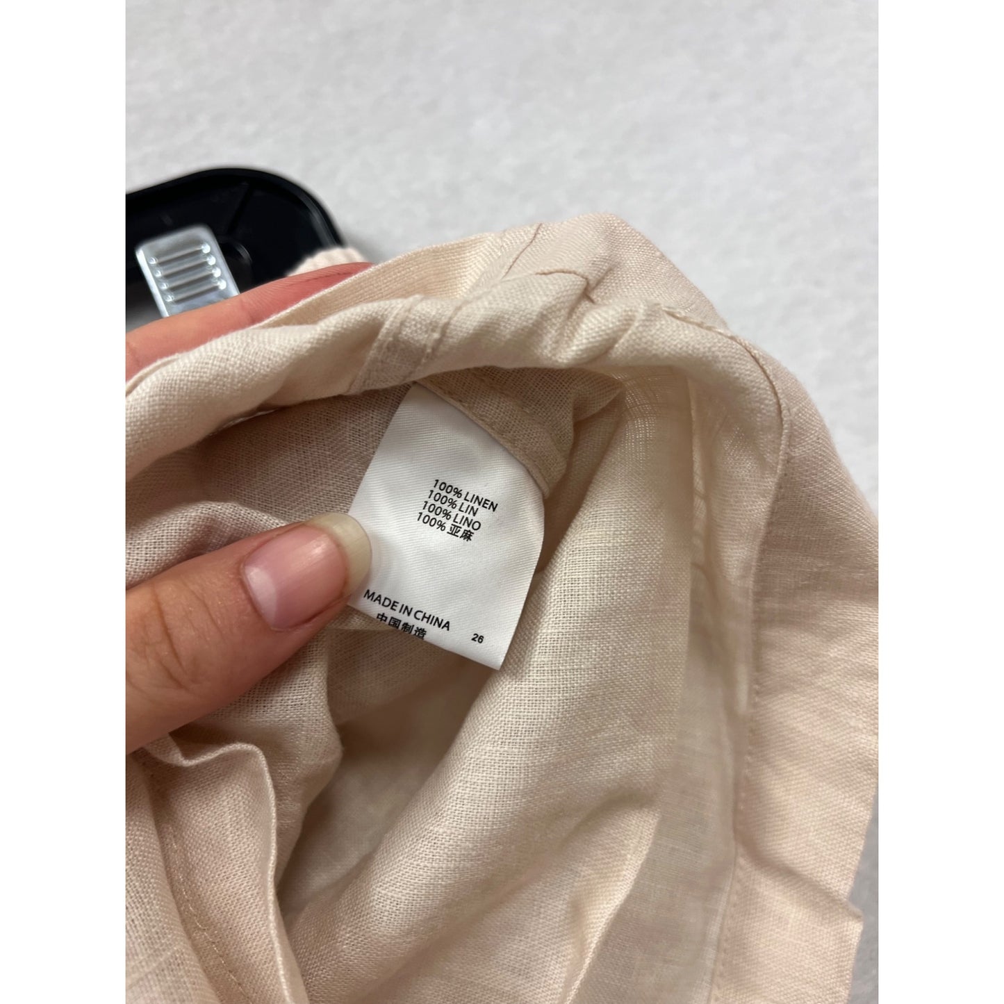 Brandy Melville Beige Linen Shorts - S #155A