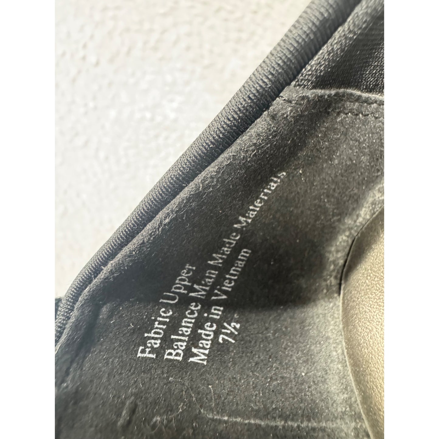 Abella Black Wedge Shoes Size 8 Soft Upper & Rubber Sole #9468