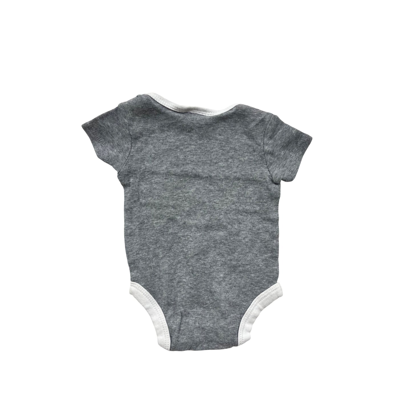 Russell Baby Wisconsin Badgers Gray Onesie 0-3M #8495