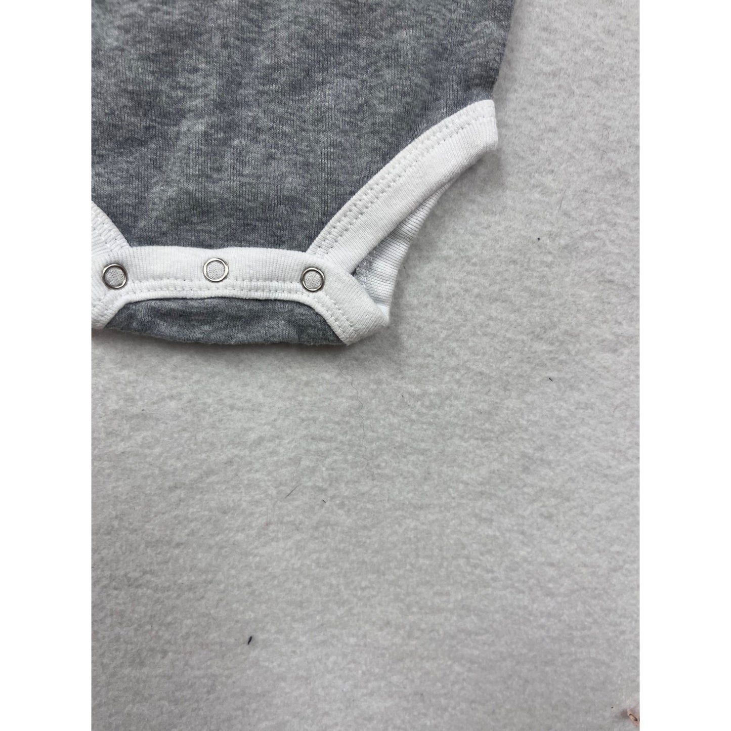 Russell Baby Wisconsin Badgers Gray Onesie 0-3M #8495