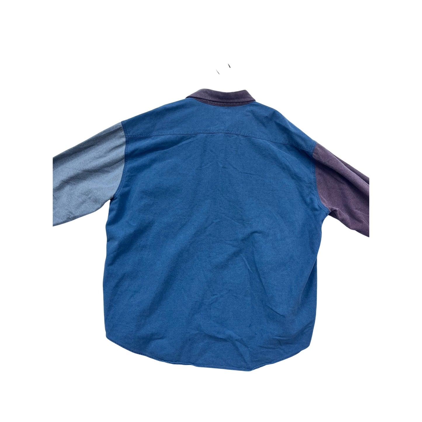 St. Johns Bay XXL Colorblock Heavyweight Flannel Button-Up Shirt #239A