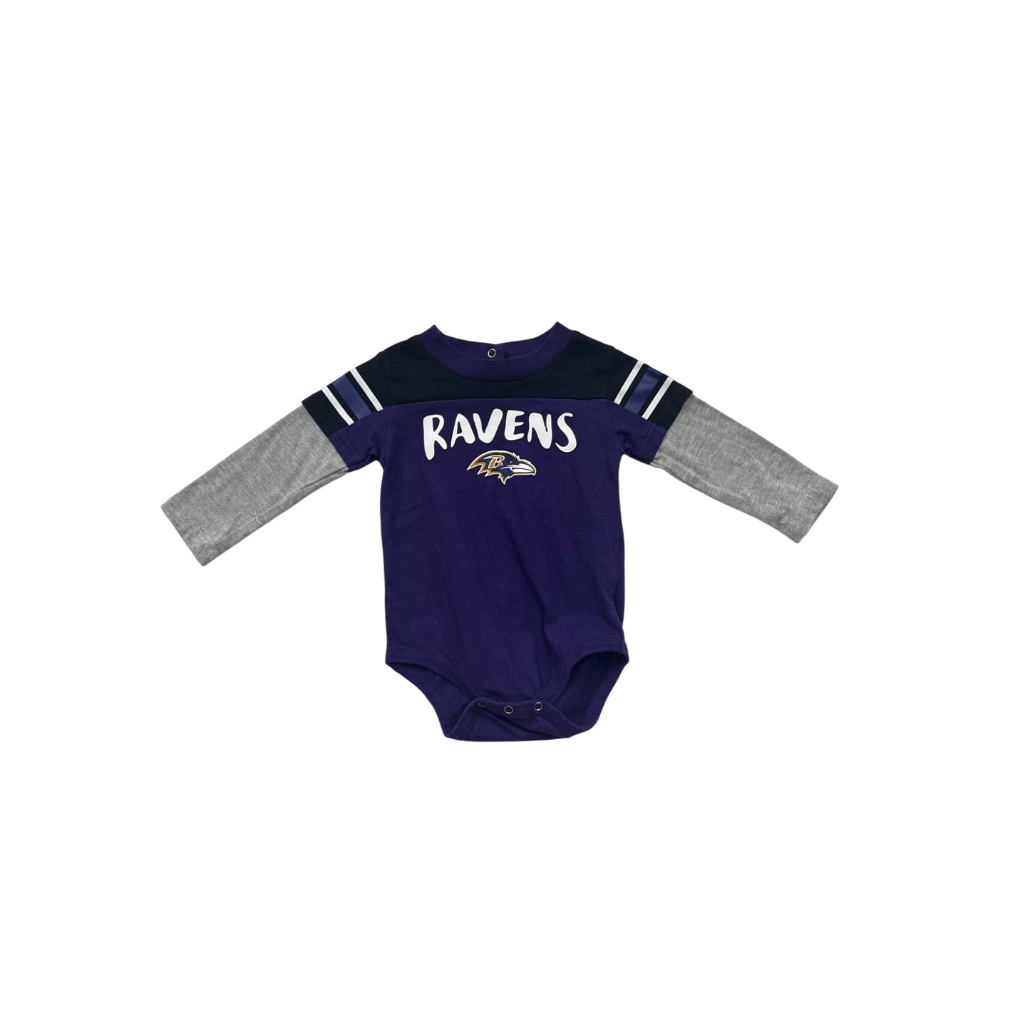 NFL Baltimore Ravens Baby Long Sleeve Romper 18M #8552