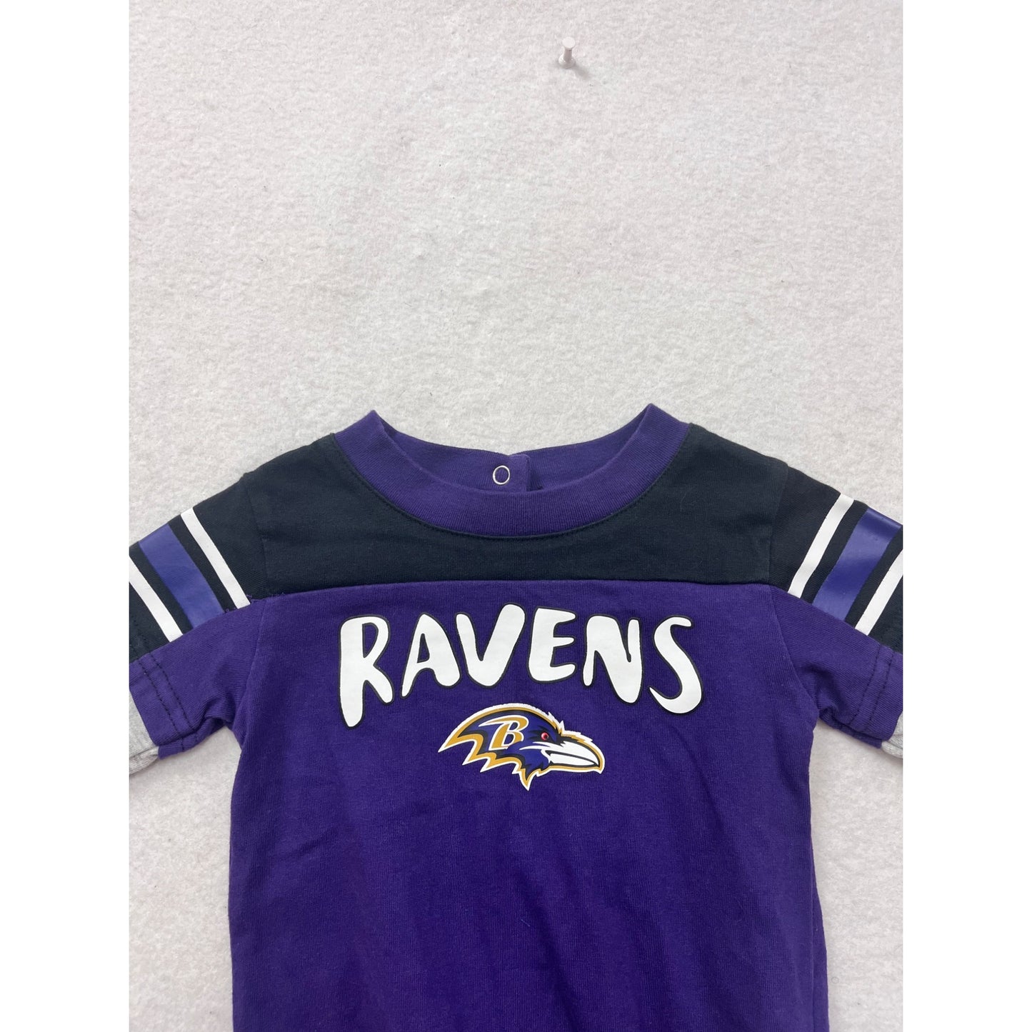 NFL Baltimore Ravens Baby Long Sleeve Romper 18M #8552