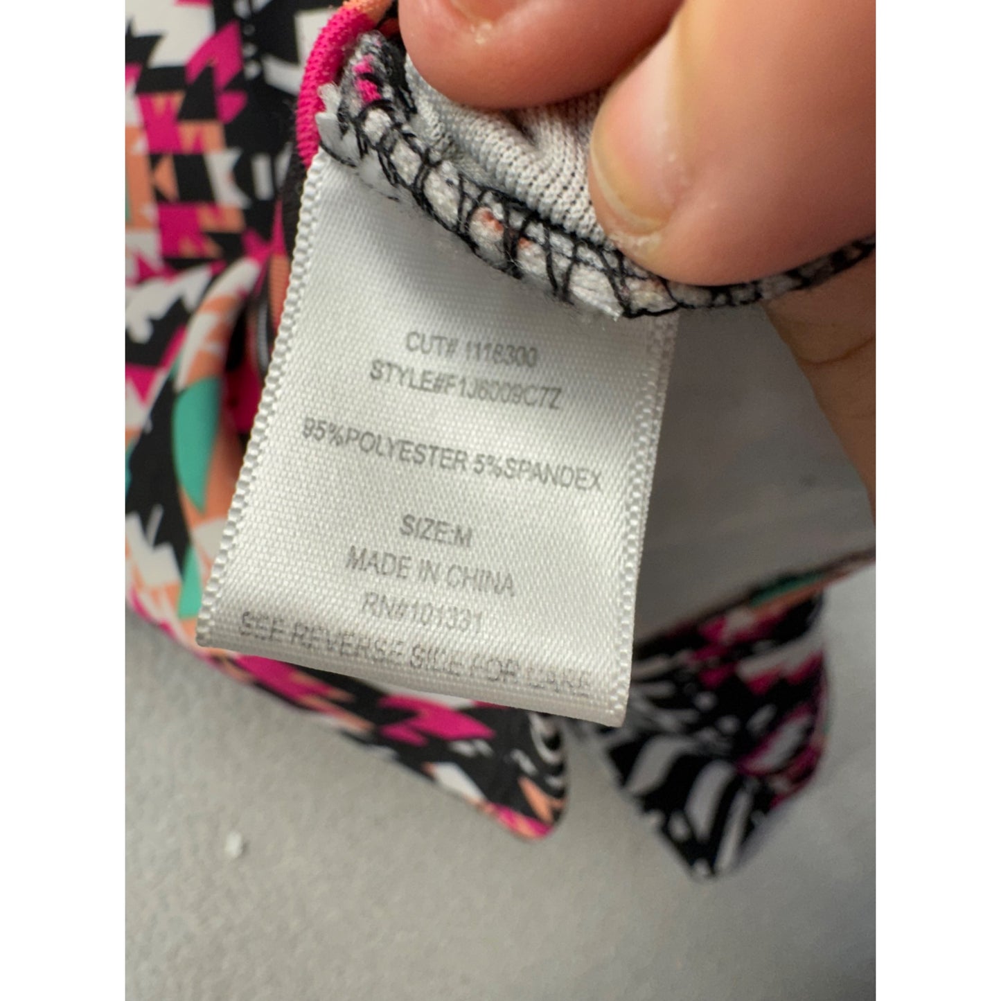 Charlotte Russe Aztec Print Sleeveless Peplum Top Medium Multicolor #9202