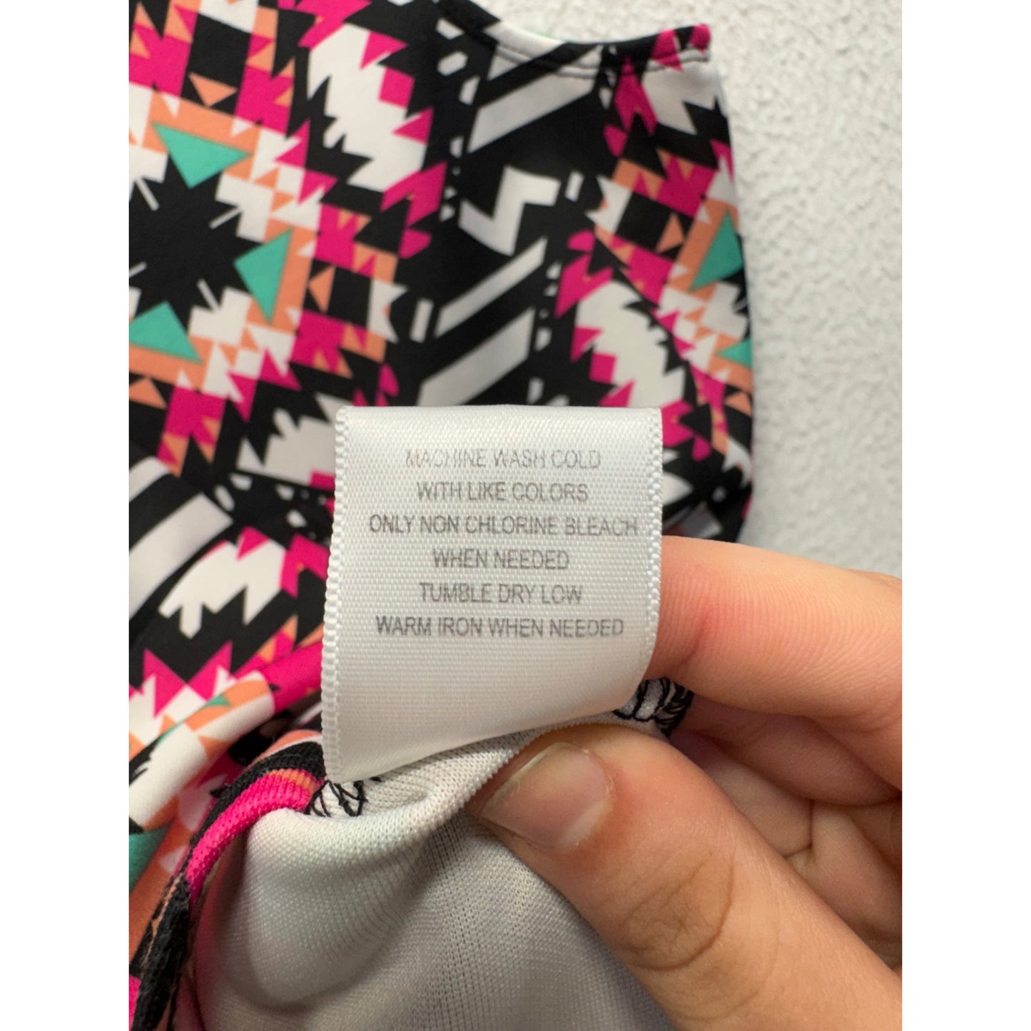 Charlotte Russe Aztec Print Sleeveless Peplum Top Medium Multicolor #9202