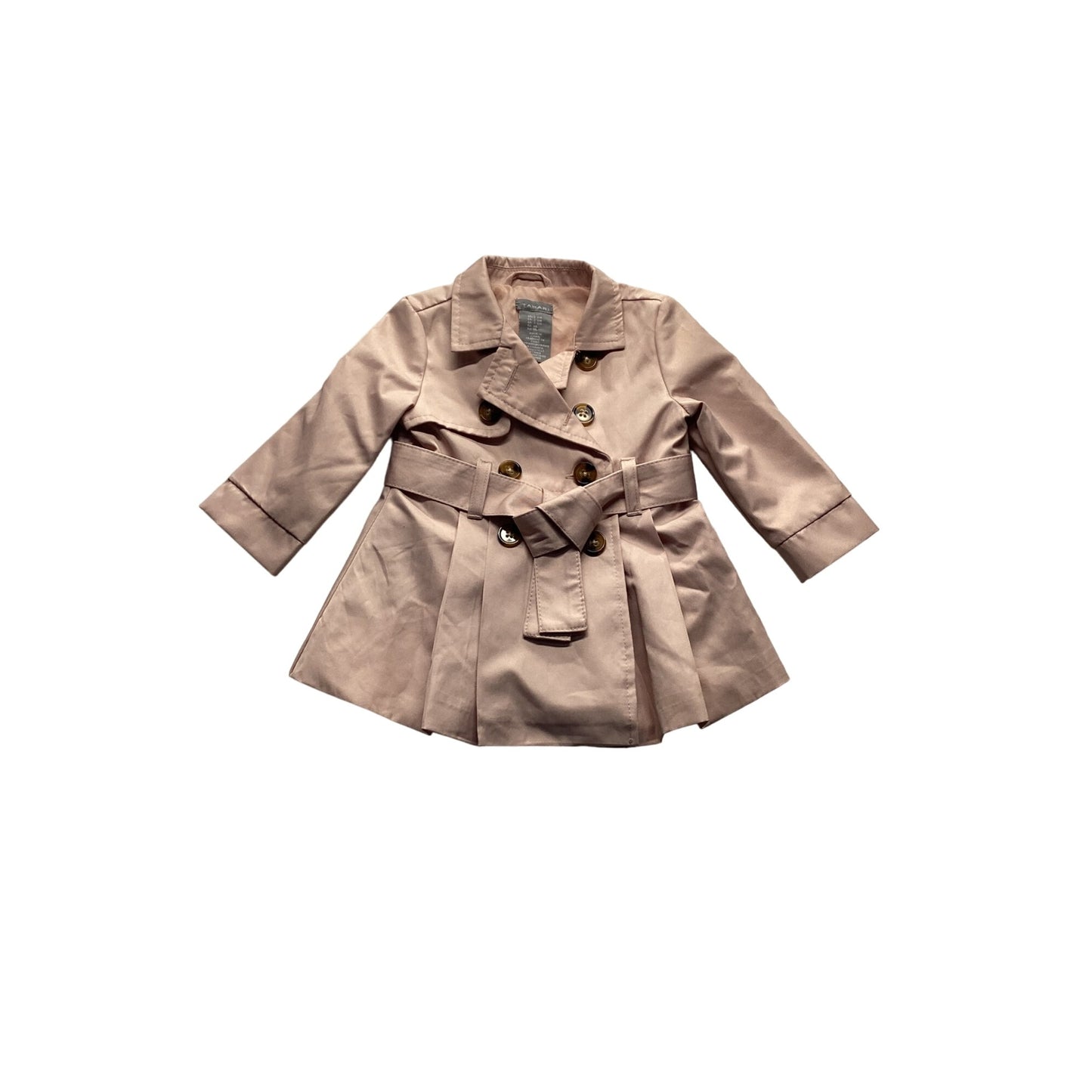 Tahari Baby Pink Trench Coat