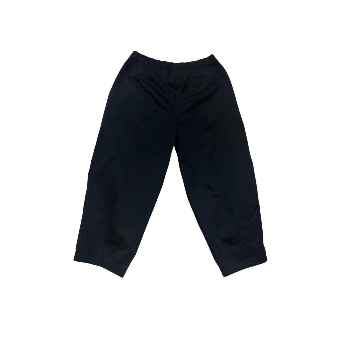 Maeve Black Cropped Wide-Leg Pants Medium #8560