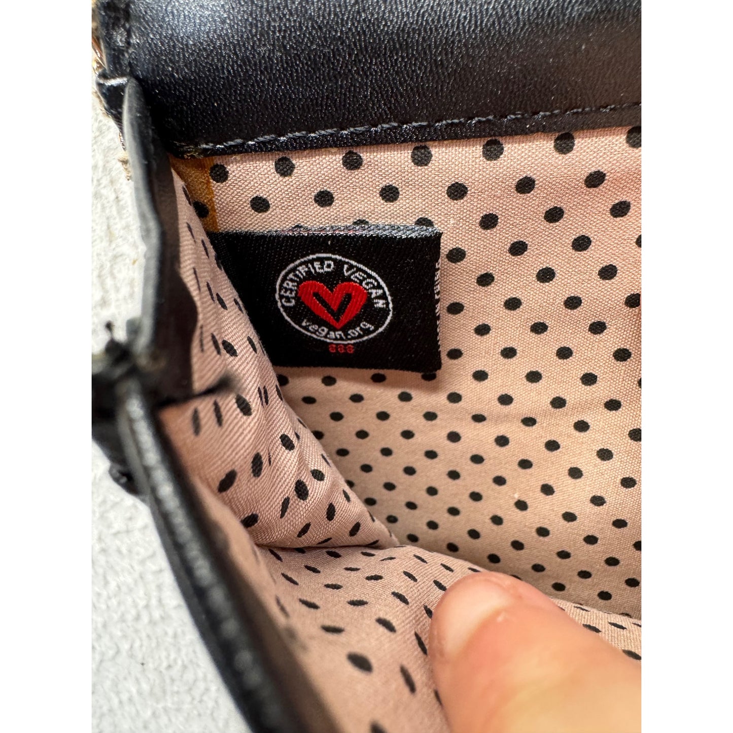 Urban Expressions Vegan Leather Wallet With Gold Trim 45B