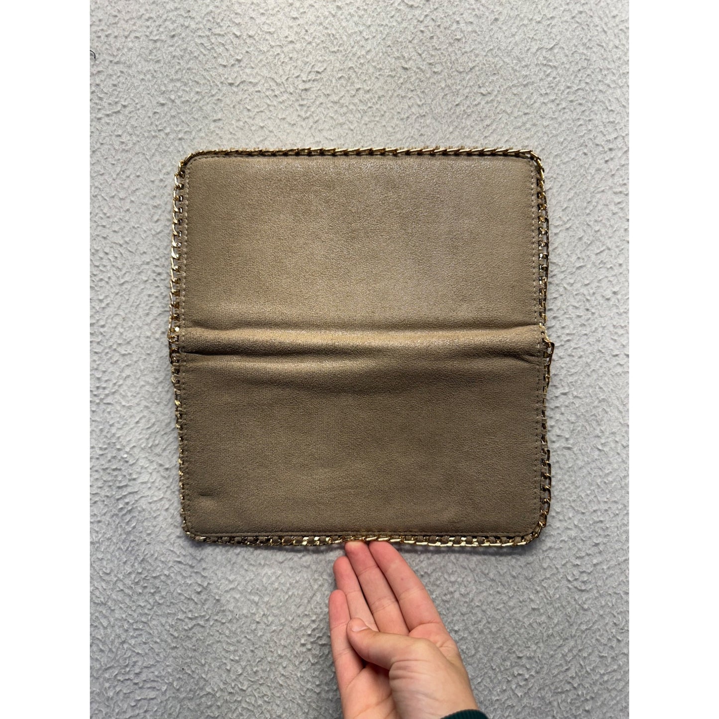 Urban Expressions Vegan Leather Wallet With Gold Trim 45B