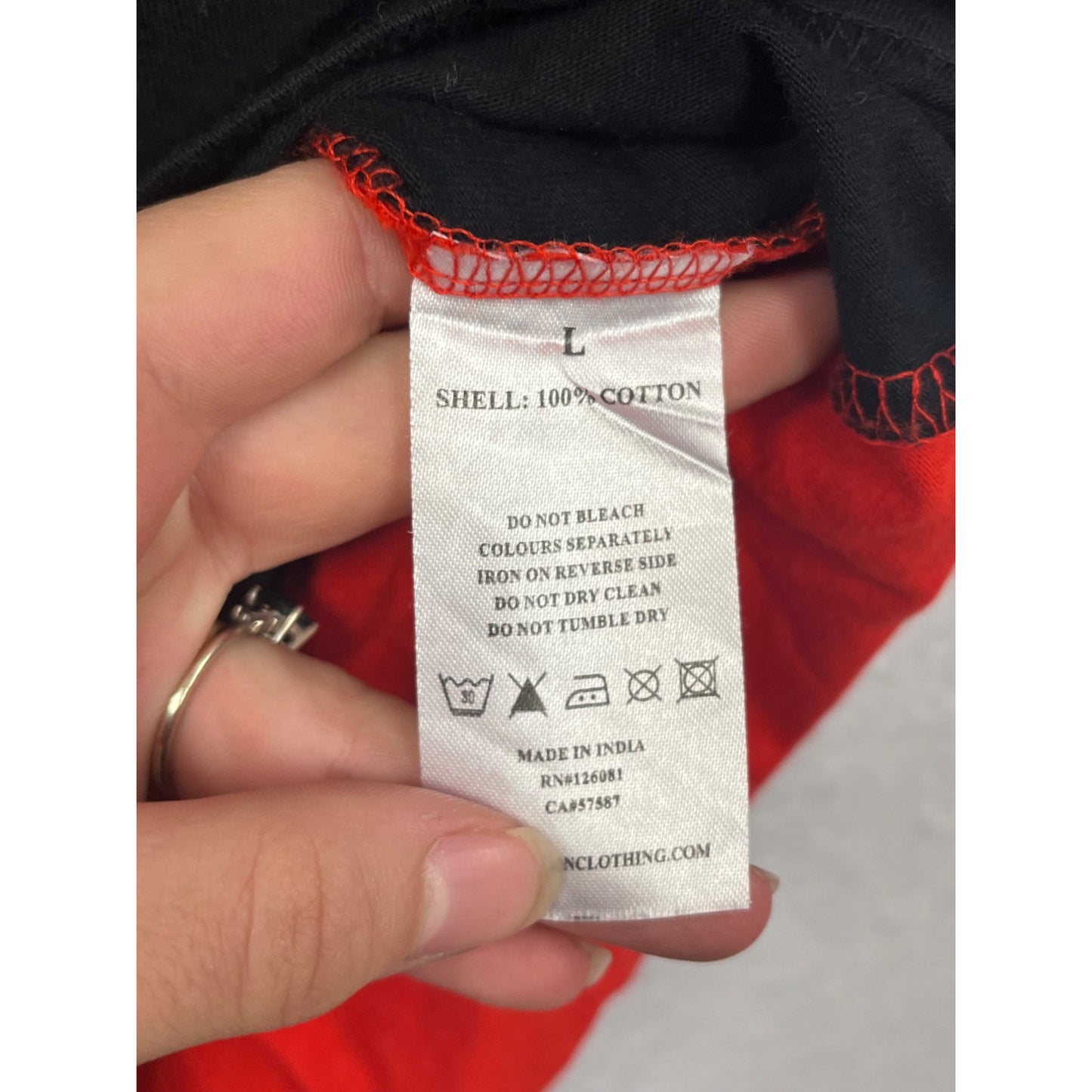 Reason Mens Large Graphic T-Shirt With King Crown Print #8891