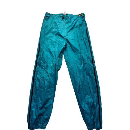 Vintage REI Teal Nylon Windbreaker Pants Size XL 9494