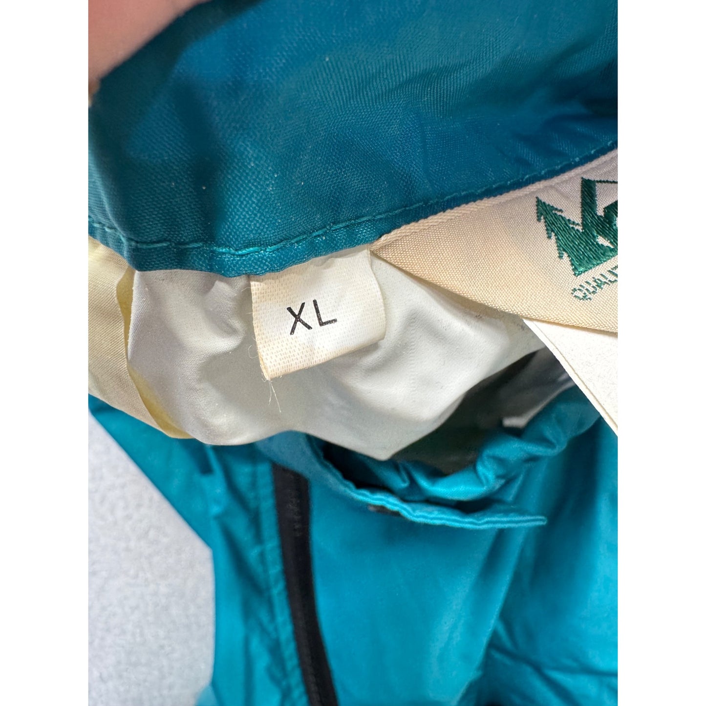 Vintage REI Teal Nylon Windbreaker Pants Size XL 9494