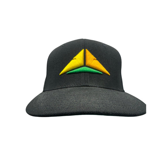 Decky Onnit Black Adjustable Hat With Yellow & Green Embroidered Logo 378B