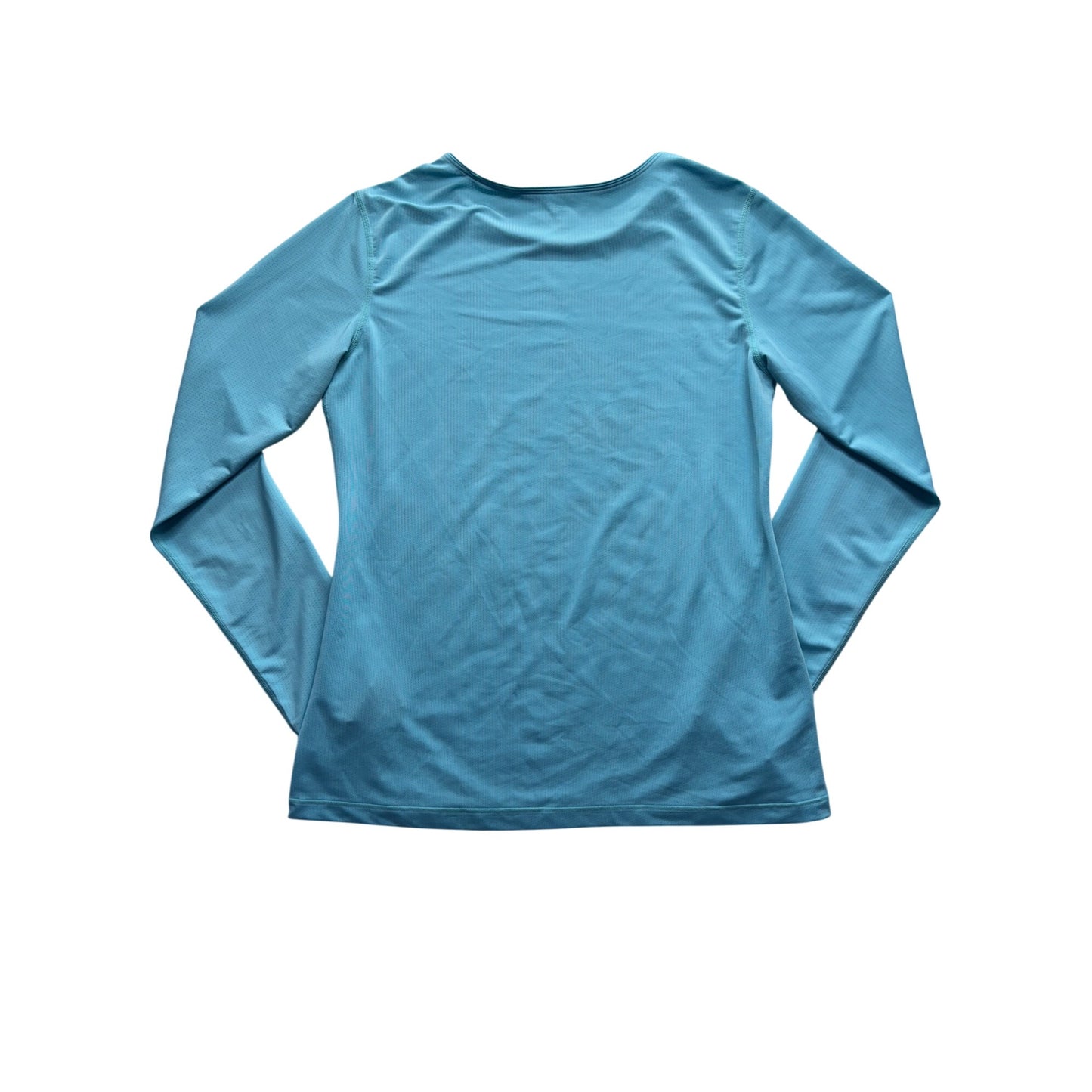 Royalty Long Sleeve Crew Neck Activewear Shirt For Women Size L #9579