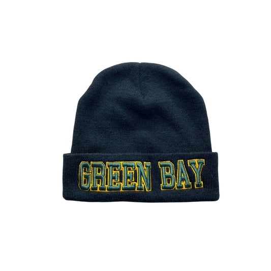 Green Bay Embroidered Beanie Hat One Size #7028