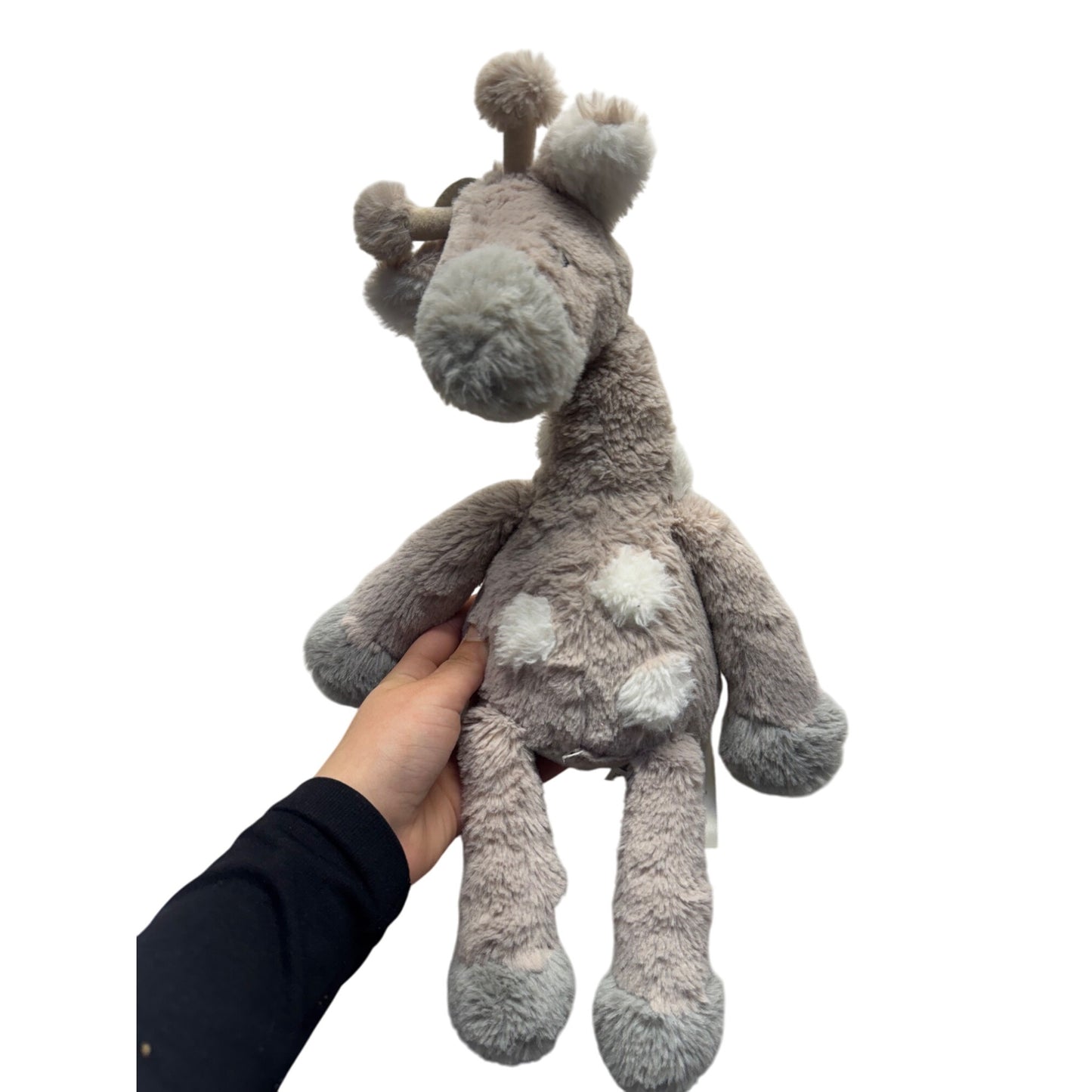 Lambs & Ivy Signature Plush Giraffe Stuffed Animal Toy 16" Gray & White #9381