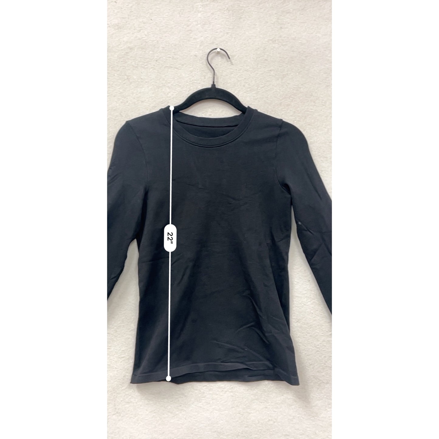 Womens Black Long-Sleeve Top By OQQ - Size M #6892