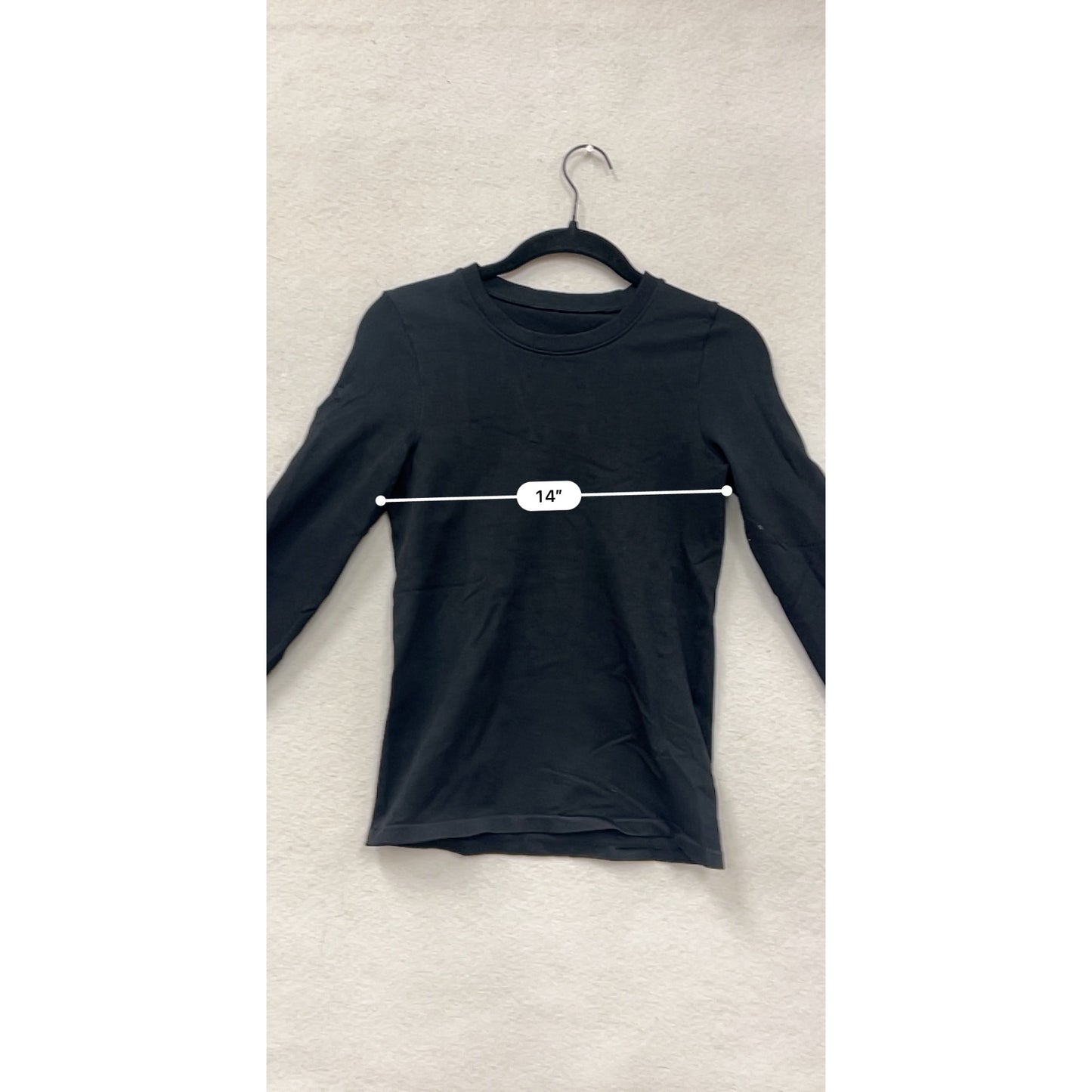 Womens Black Long-Sleeve Top By OQQ - Size M #6892