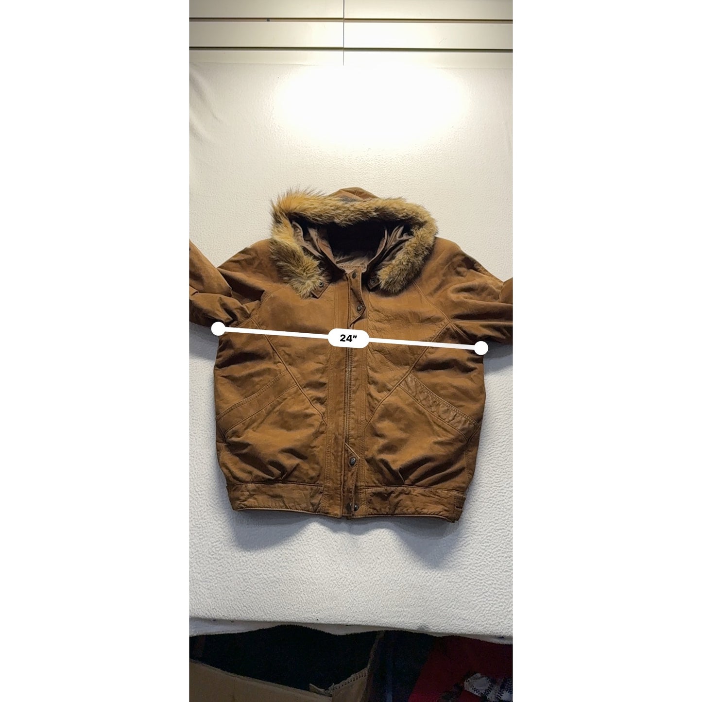 Women’s Vintage Comint Hooded Faux-fur Trimmed Jacket #7734