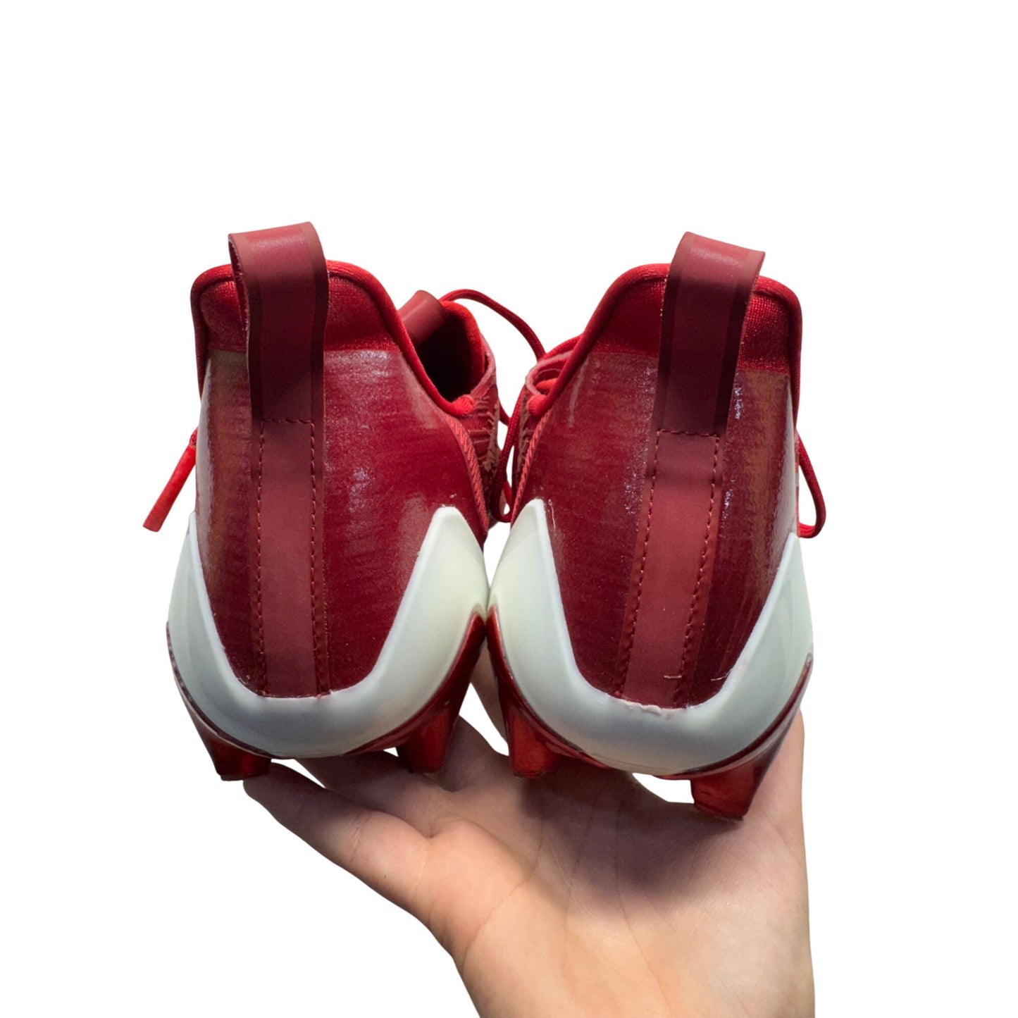 Adidas Adizero Mens Red & White Football Cleats Size 11 #392B