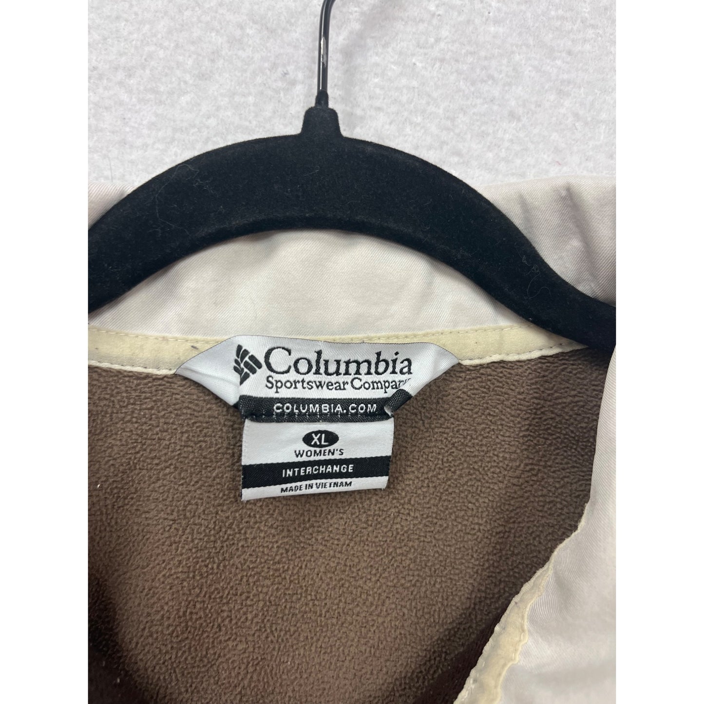 Columbia Interchange Jacket Xl Beige #349A