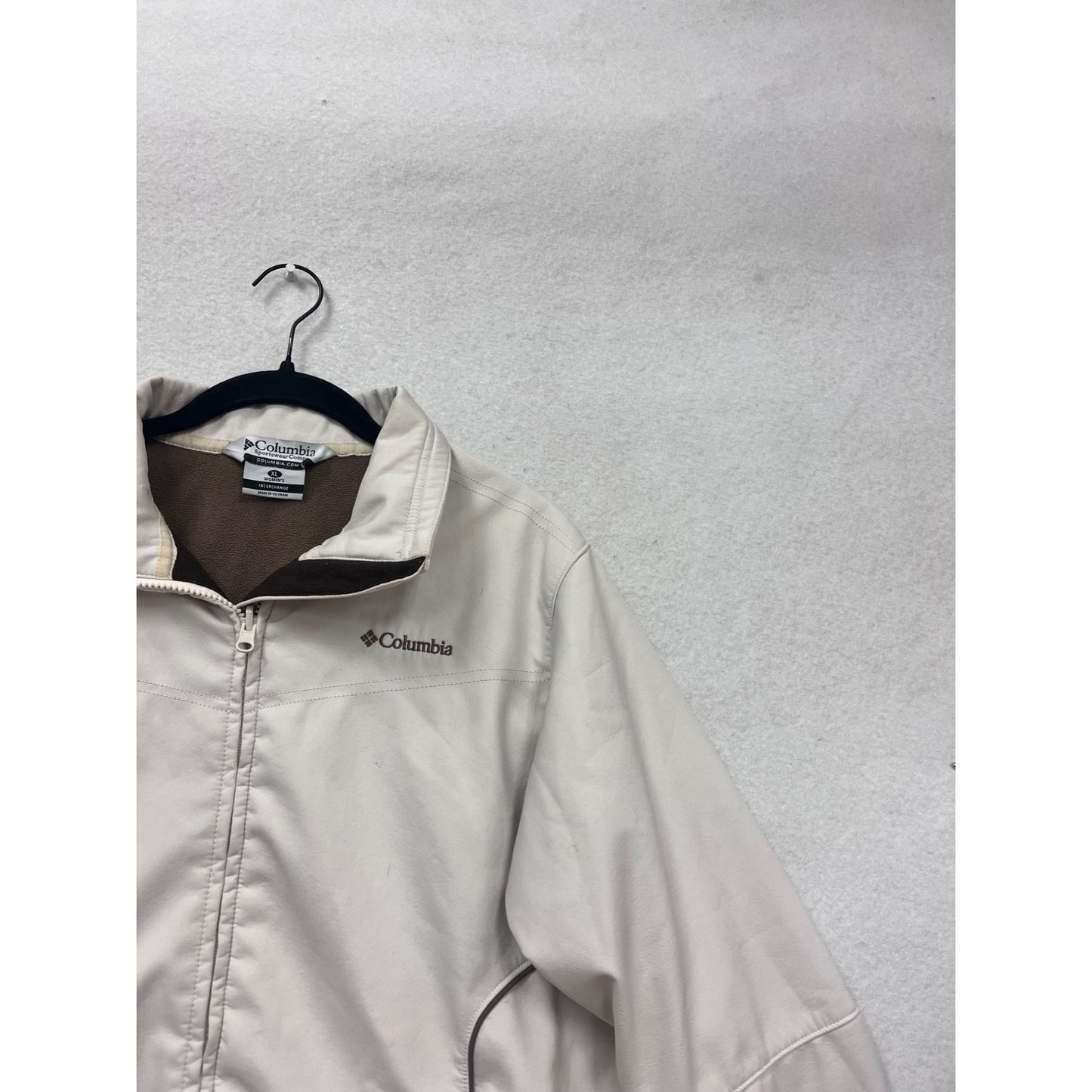 Columbia Interchange Jacket Xl Beige #349A