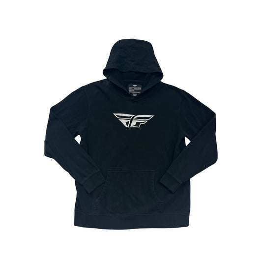 Fly Racing Black Logo Hoodie Large #8729