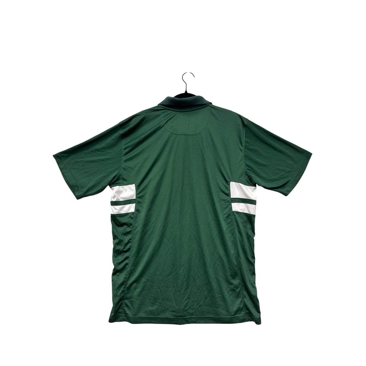 Michigan State Spartans Polo Shirt Knights Apparel Mens XL Green White #6785