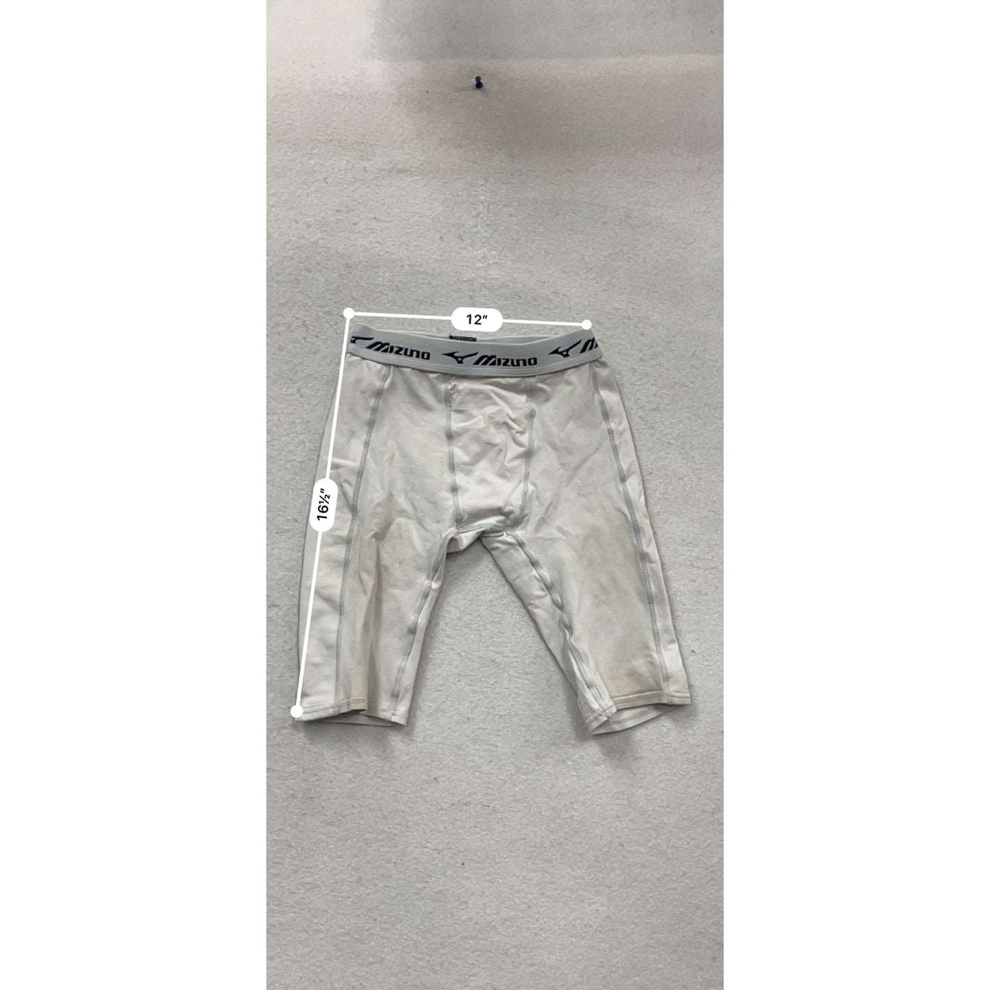 Mizuno White Compression Shorts #117C