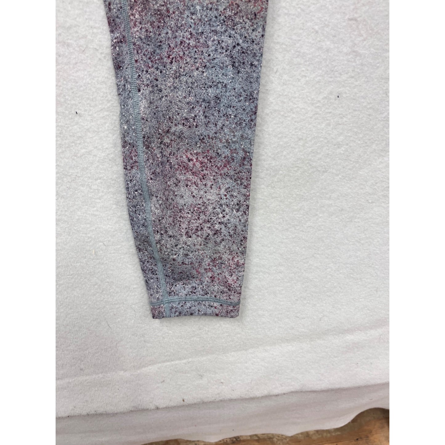 LULULEMON Womens High-Rise Speckled Print Workout Leggings Size 8 #8406