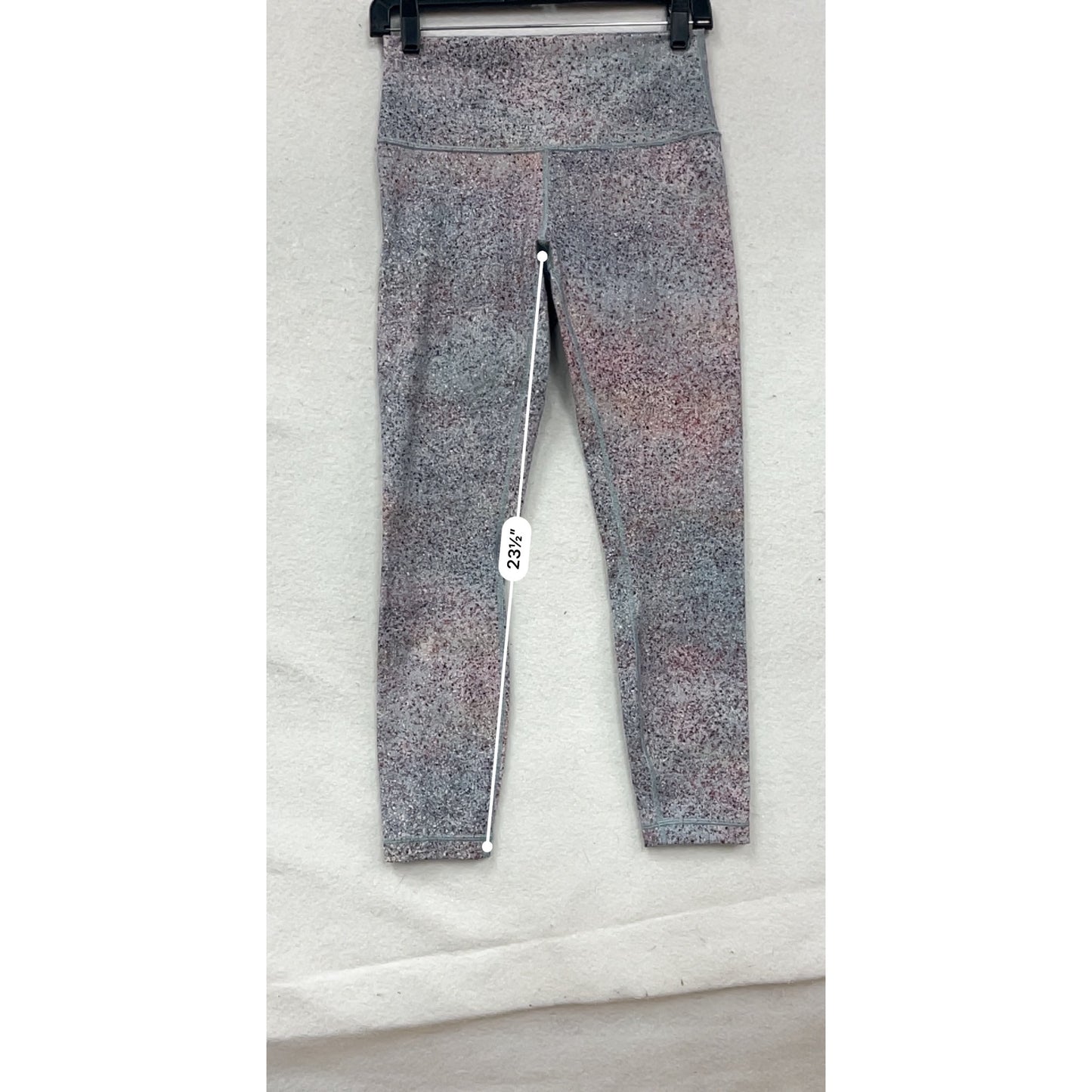 LULULEMON Womens High-Rise Speckled Print Workout Leggings Size 8 #8406