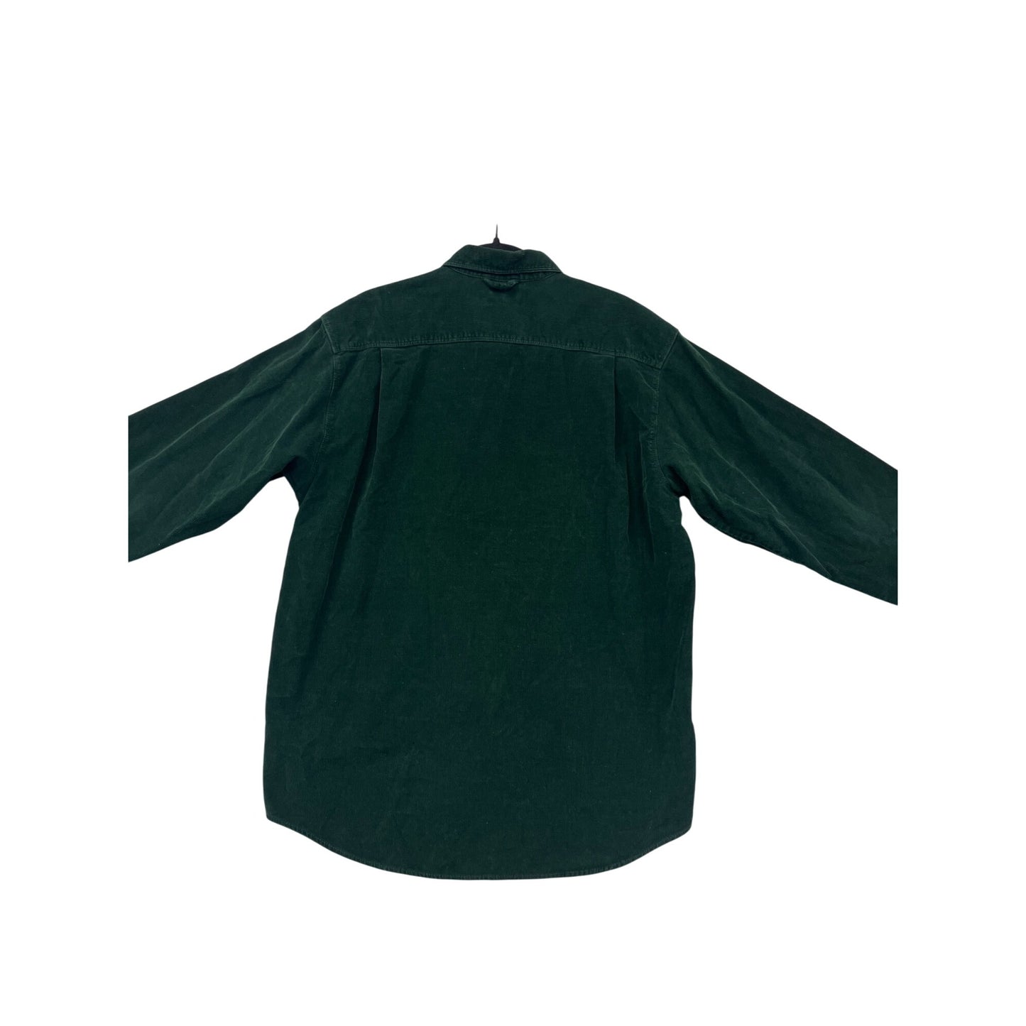 Columbia Dark Green Corduroy Shirt M #853A