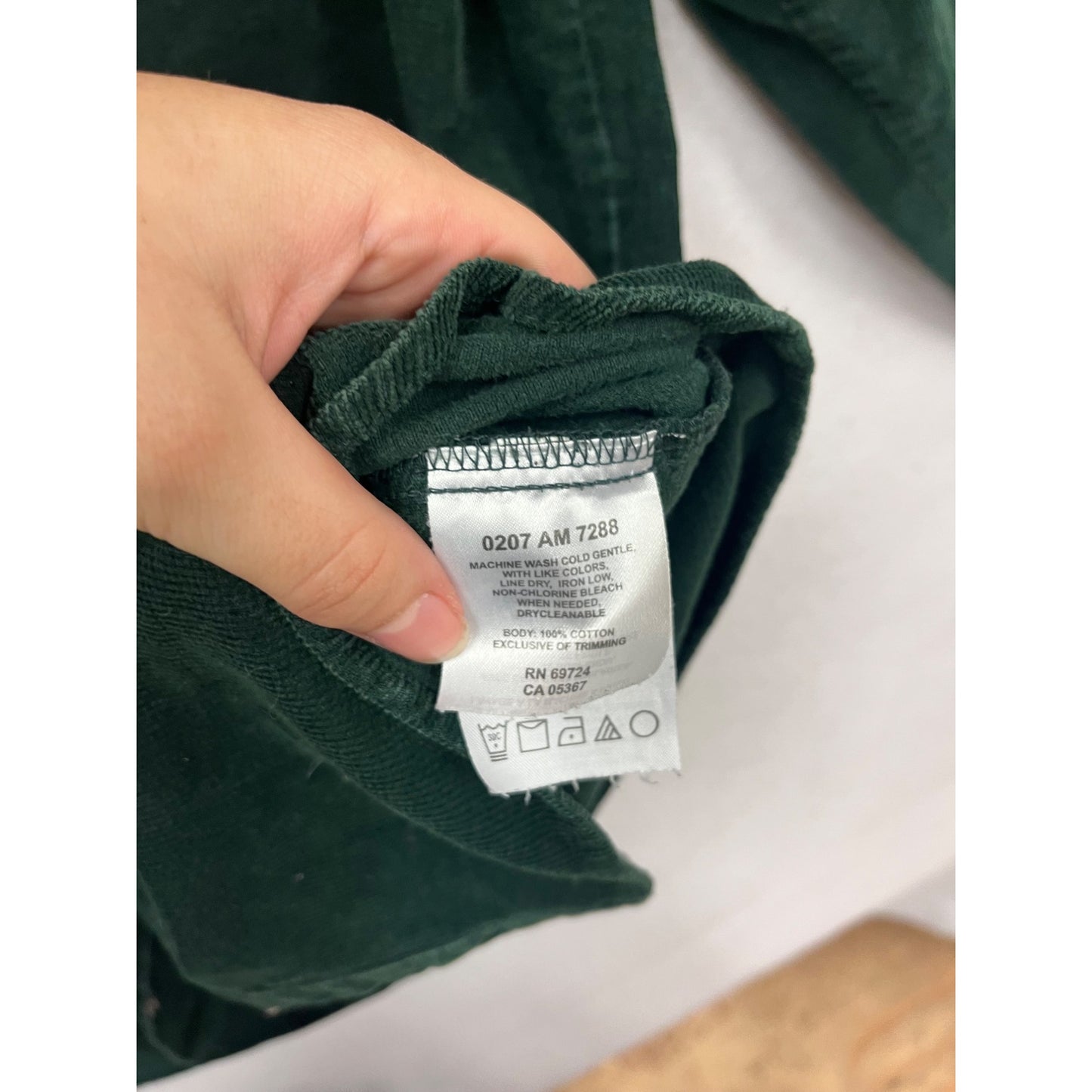 Columbia Dark Green Corduroy Shirt M #853A