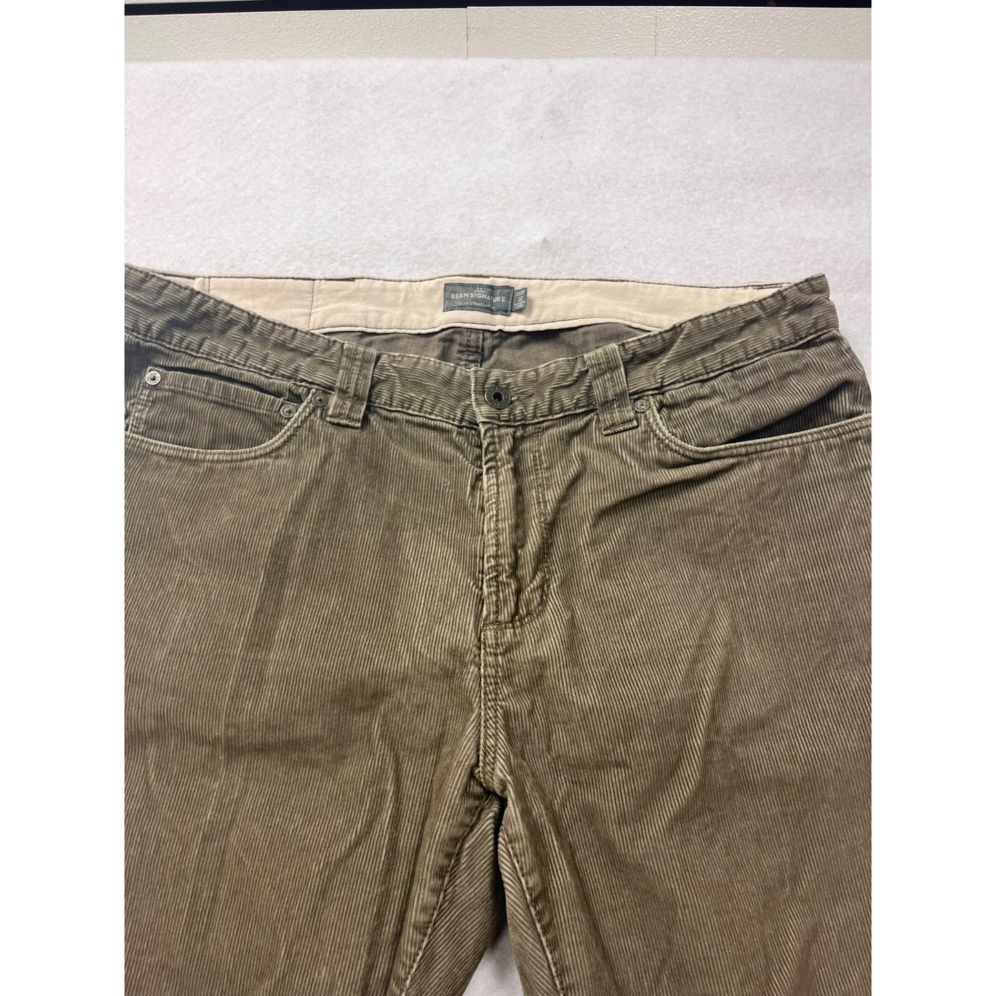 Men’s LLBean Signature Brown Corduroy Pants #6013